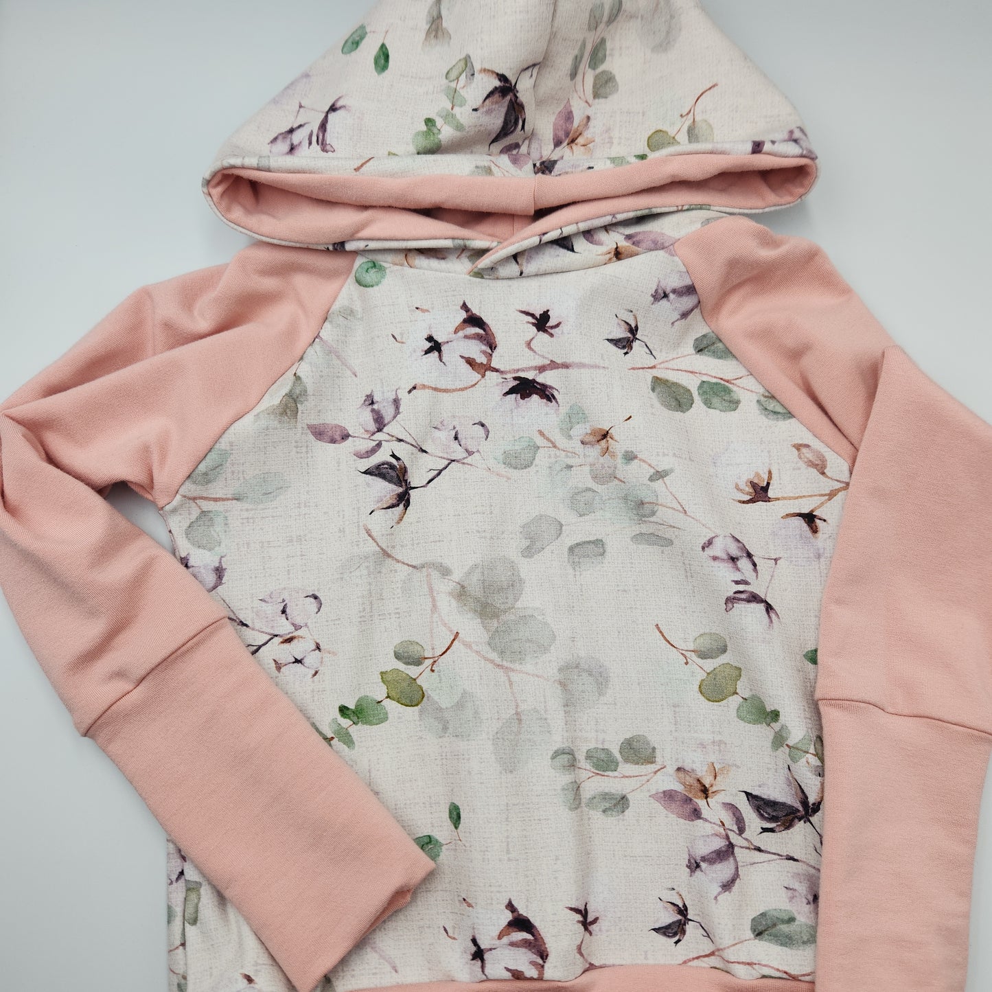Eucalyptus One of a Kind Print Grow-with-me Hoodie