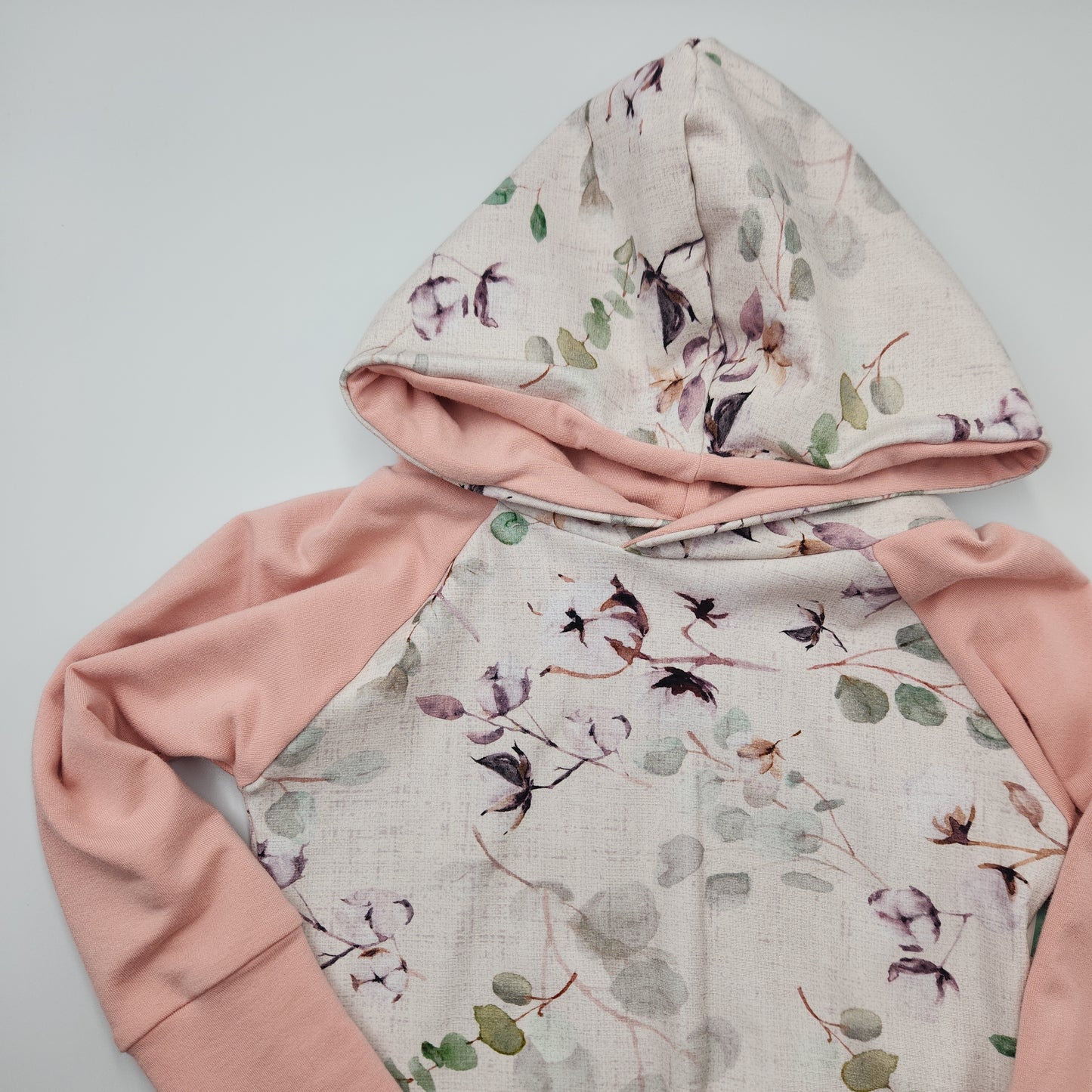 Eucalyptus One of a Kind Print Grow-with-me Hoodie