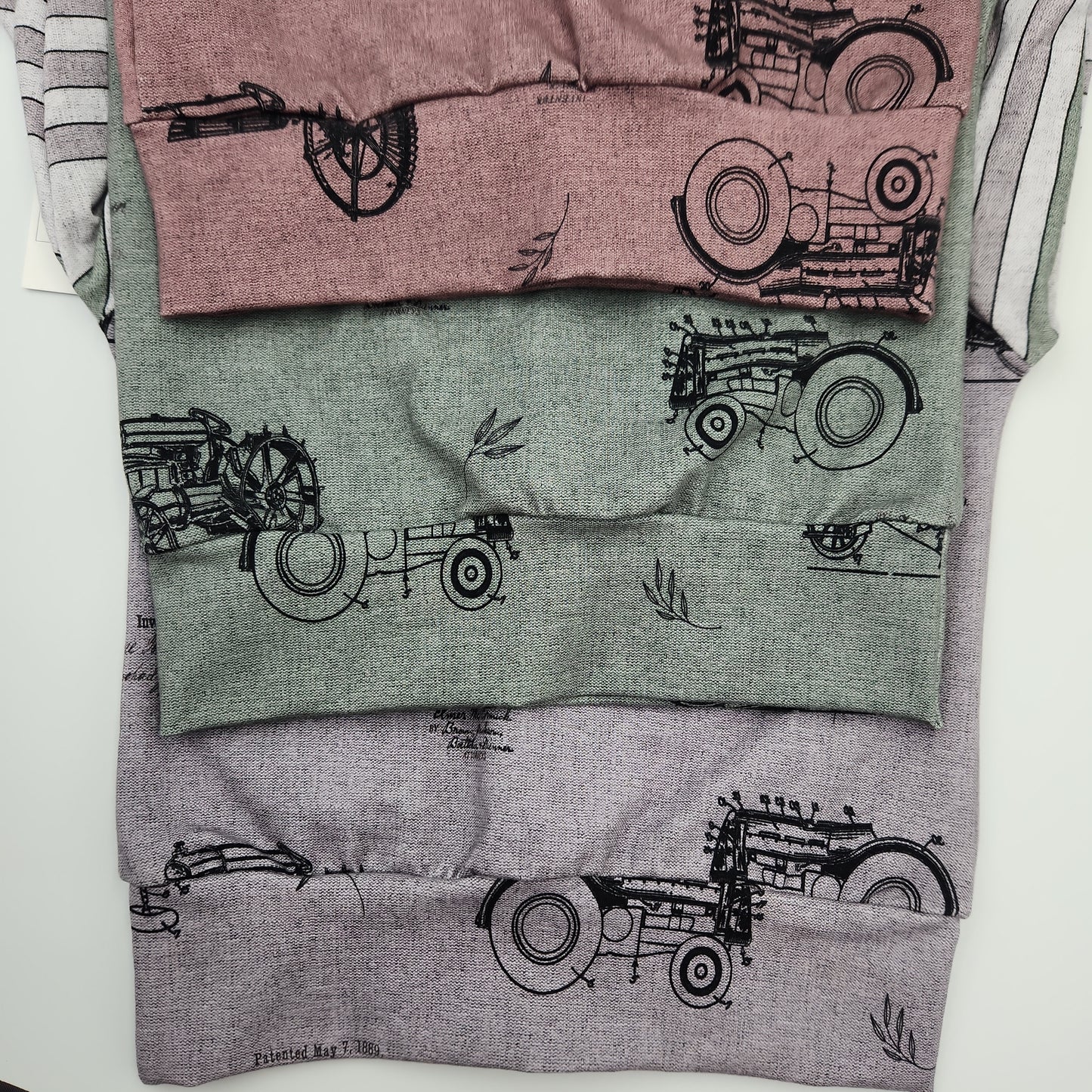 Antique Tractor Grow-with-me Crewneck