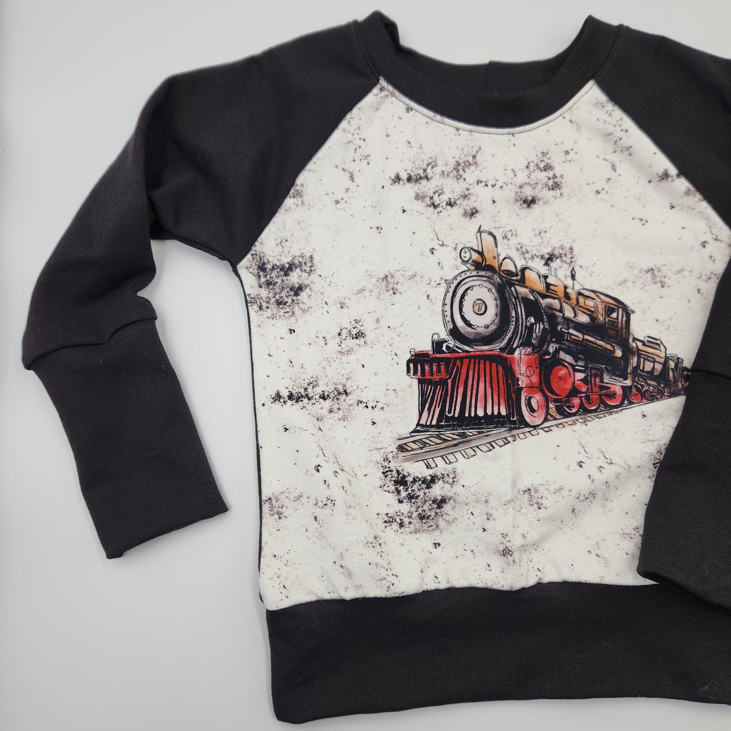 Train Engine Grow-with-me Crewneck