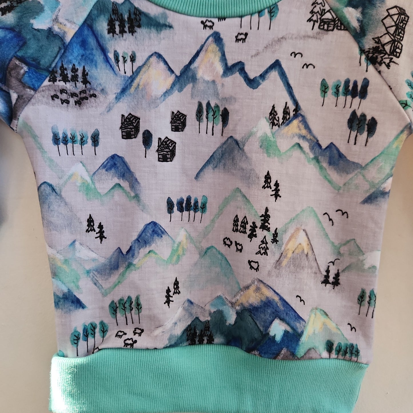Turquoise Mountains *Last Cuts* Print Grow-with-me