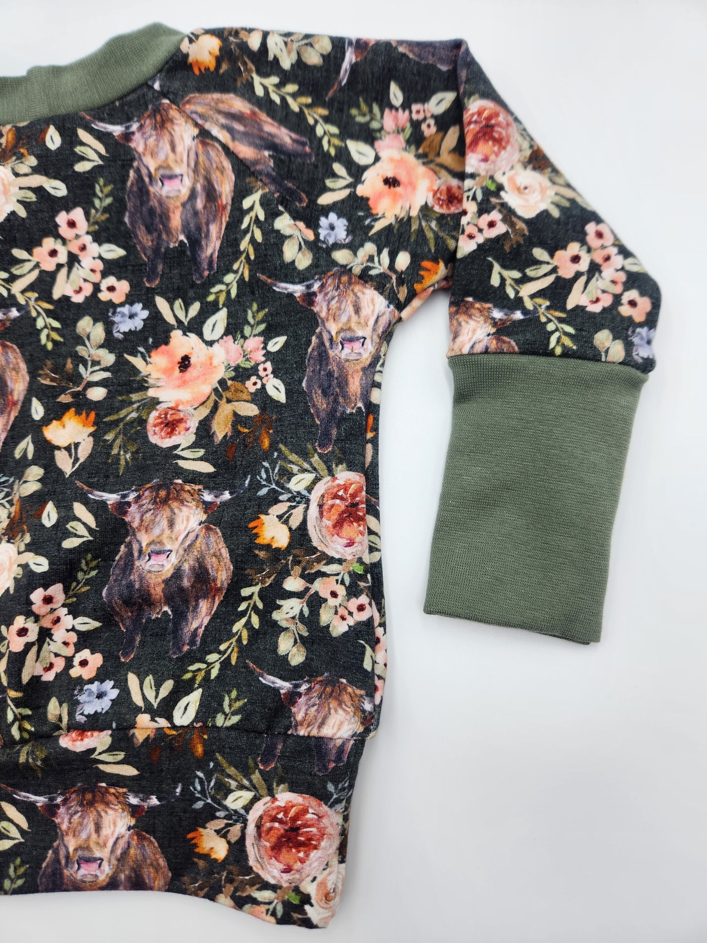 Floral Highlands Grow-with-me Crewneck