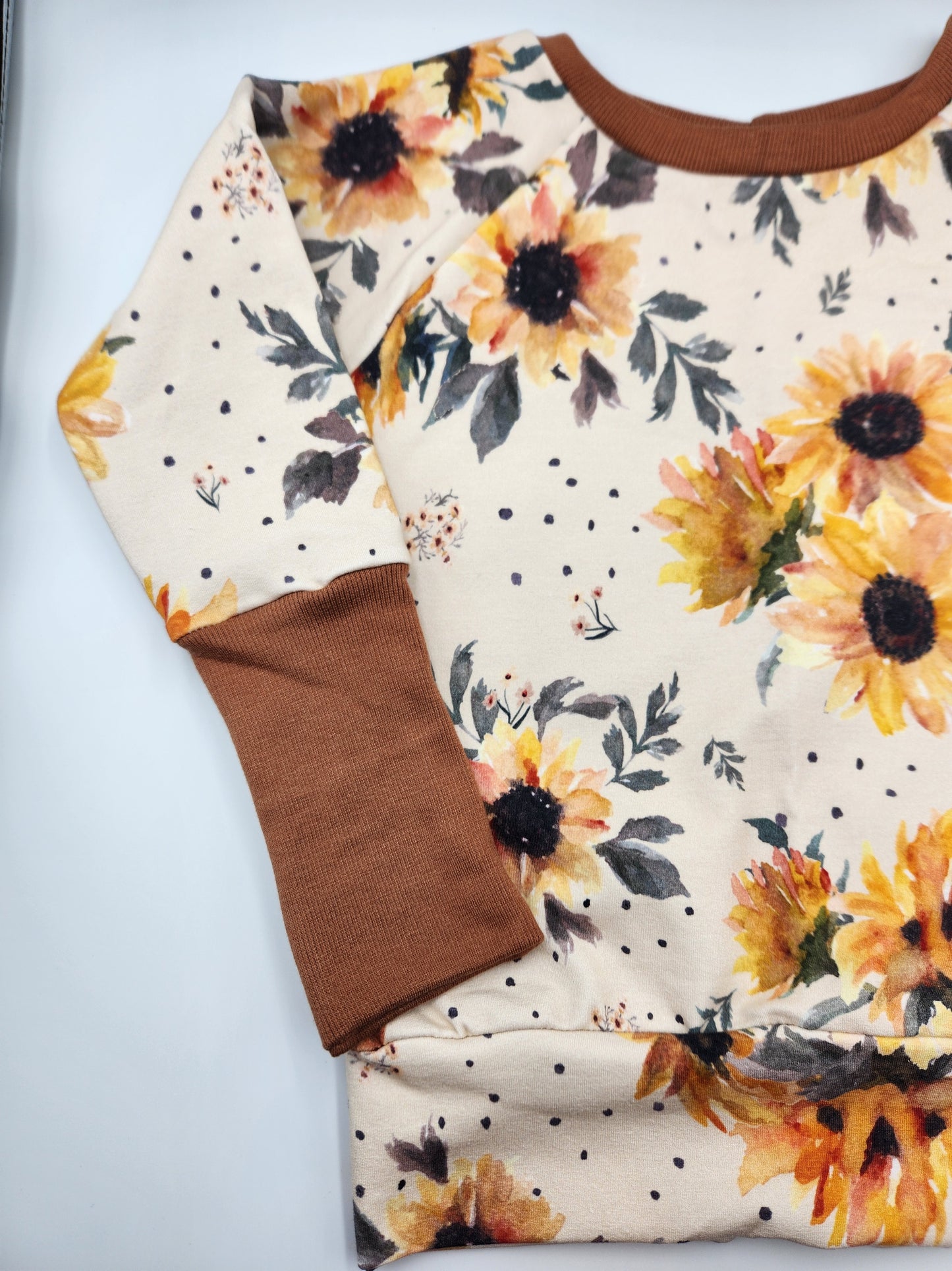 Sunflowers Grow-with-me Crewneck